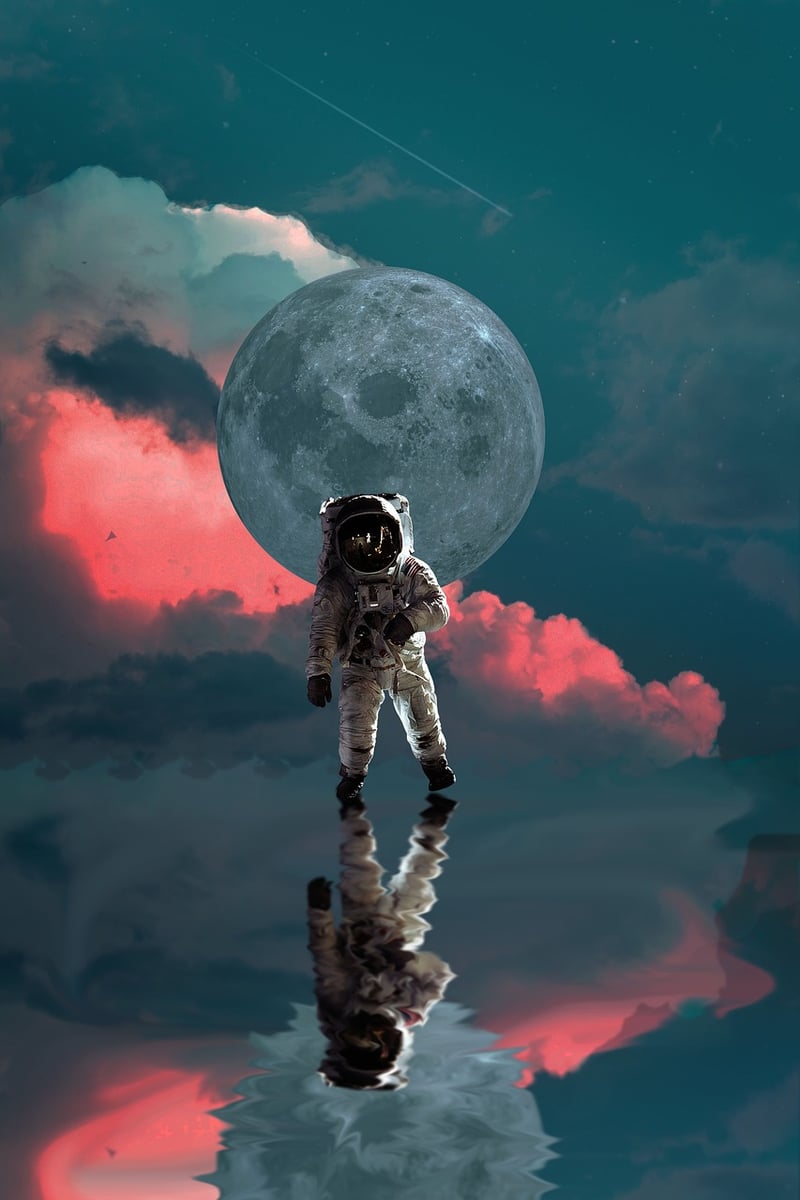 Astronaut on Mars